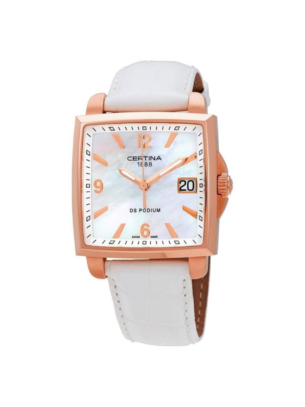 NWT Certina DS Podium Mother of Pearl Dial Ladies Watch